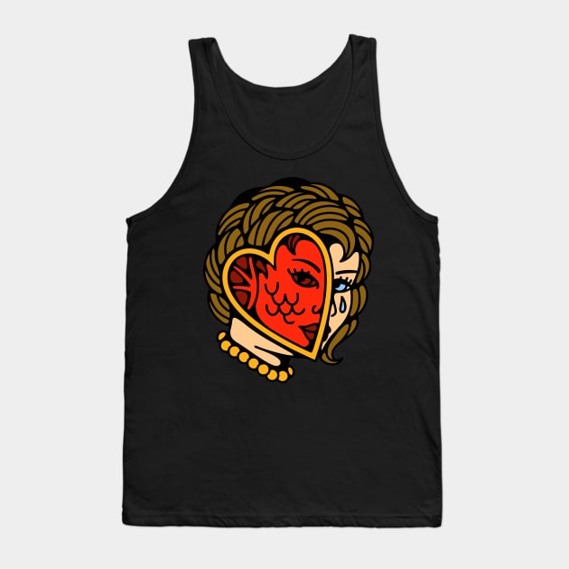 Lady heart demon Tank Top by Bojes Art